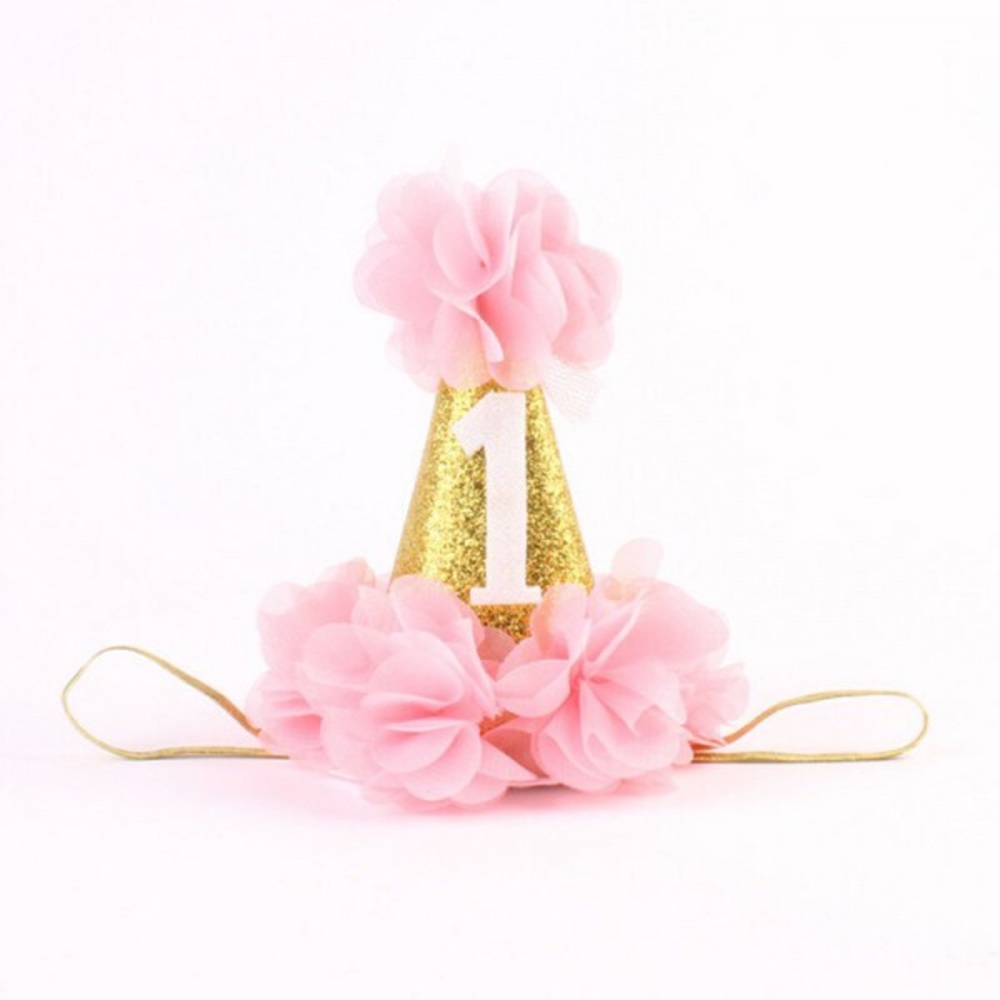 1ST BIRTHDAY PARTY FLOWER HAT